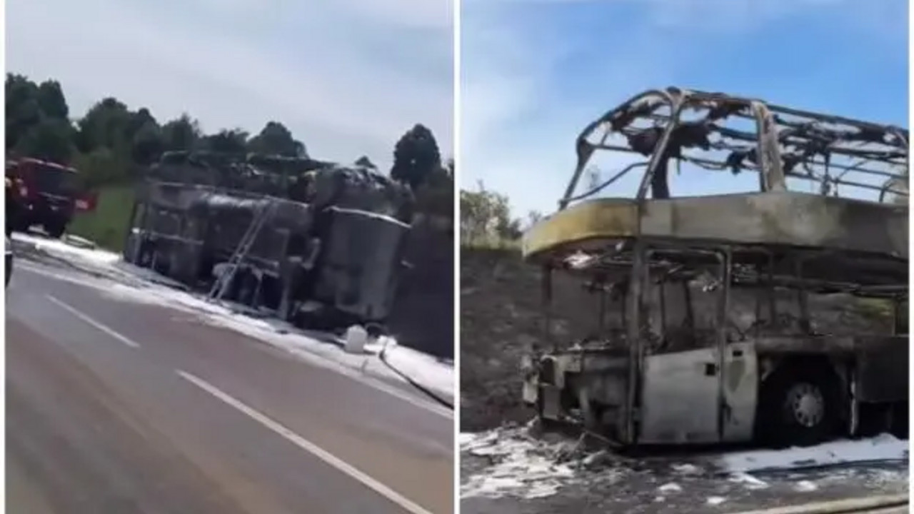Zapalio se autobus
