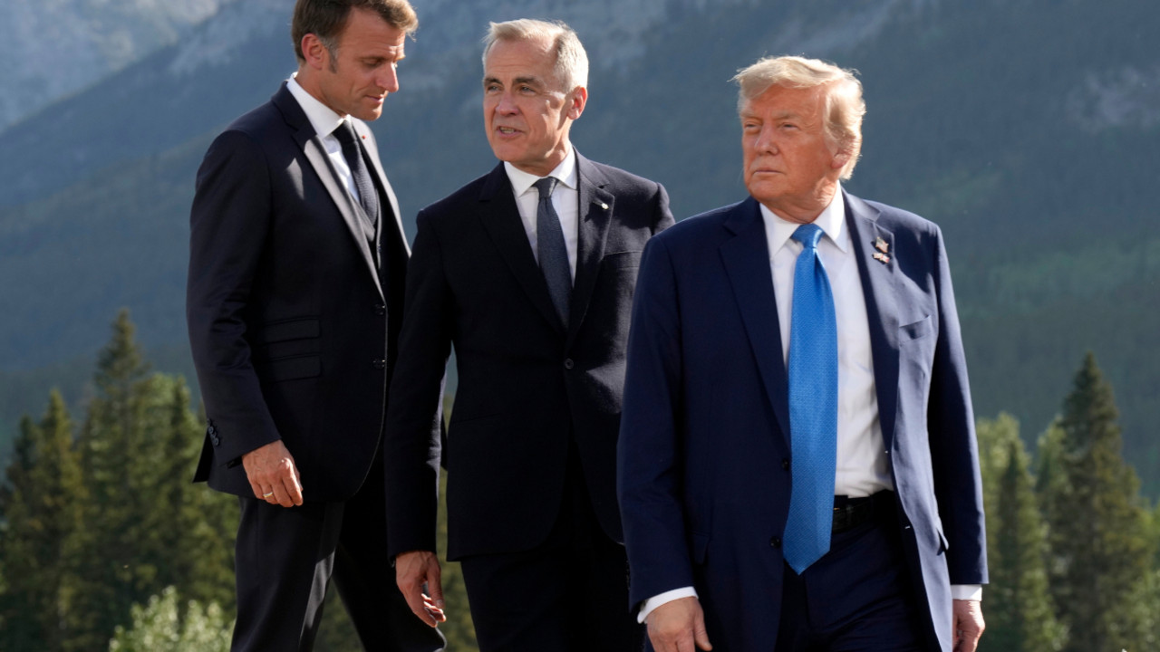 Emanuel Makron, Mark Karni i Donald Tramp