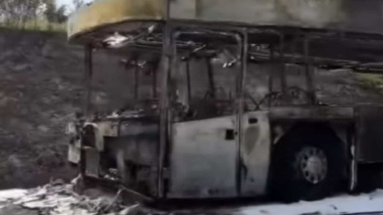 Zapalio se autobus