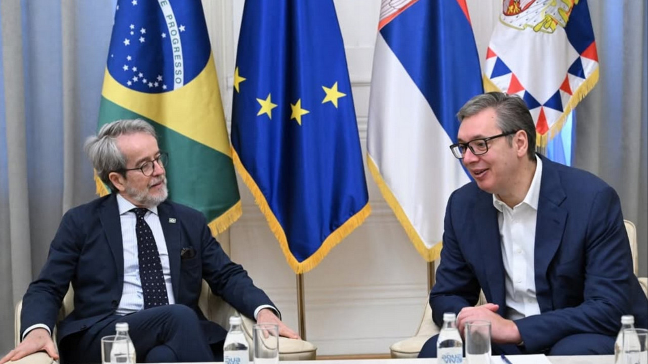 Aleksandar Vučić i ambasador Brazila