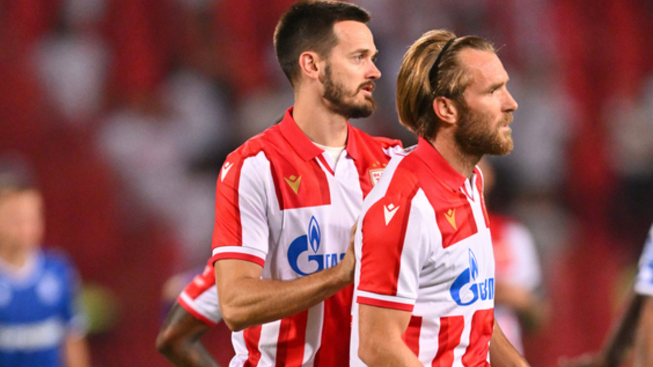 Mirko Ivanić i Aleksandar Katai, fudbaleri Crvene zvezde
