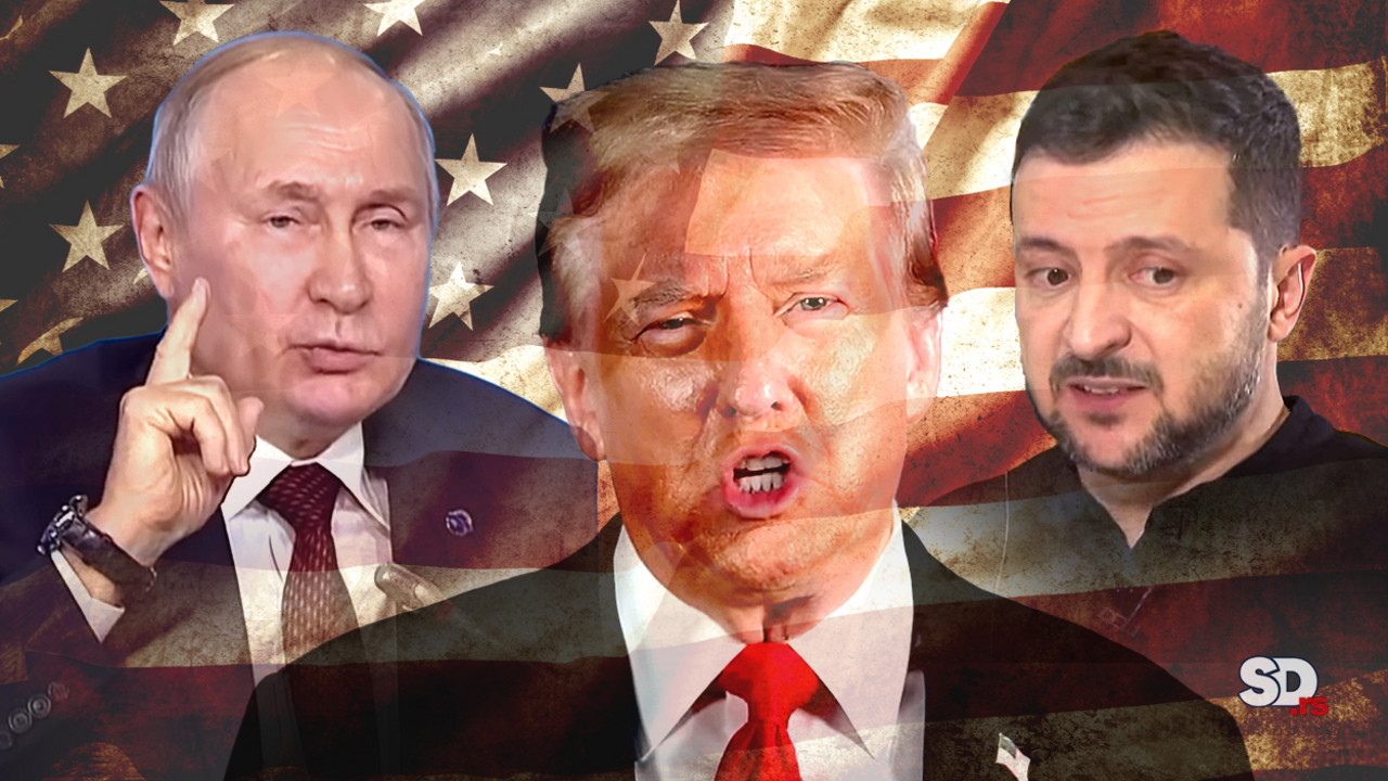 Putin, Tramp i Zelenski
