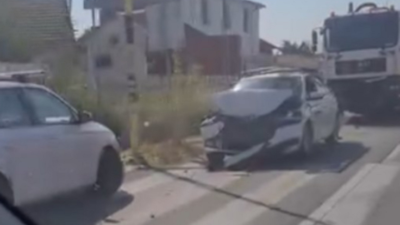 Lančani sudar u Borči