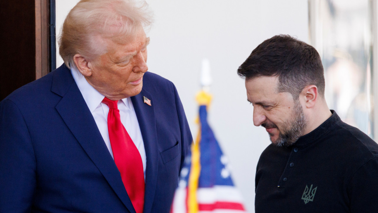 Donald Tramp i Volodimir Zelenski