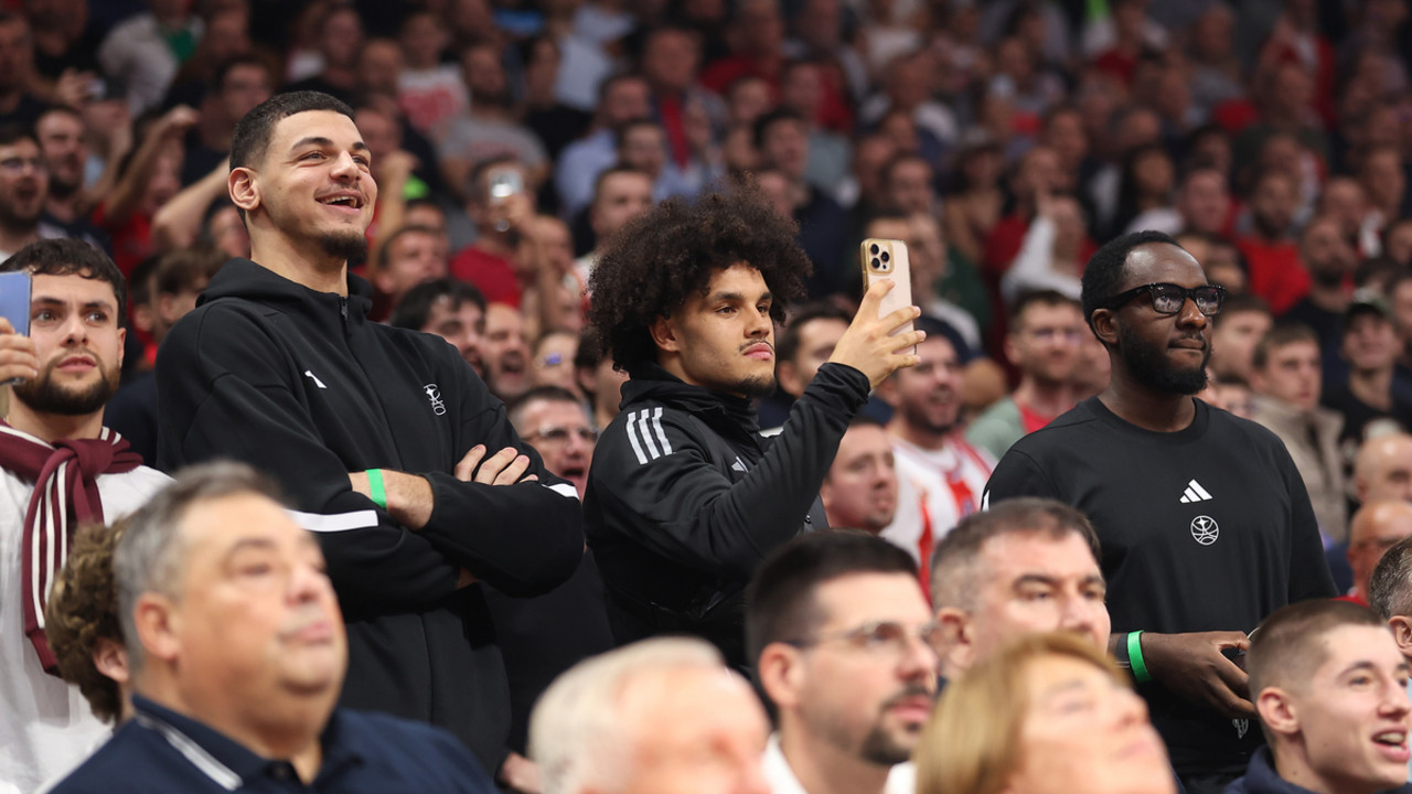 Nadir Hifi na meču Crvene zvezde i Baskonije