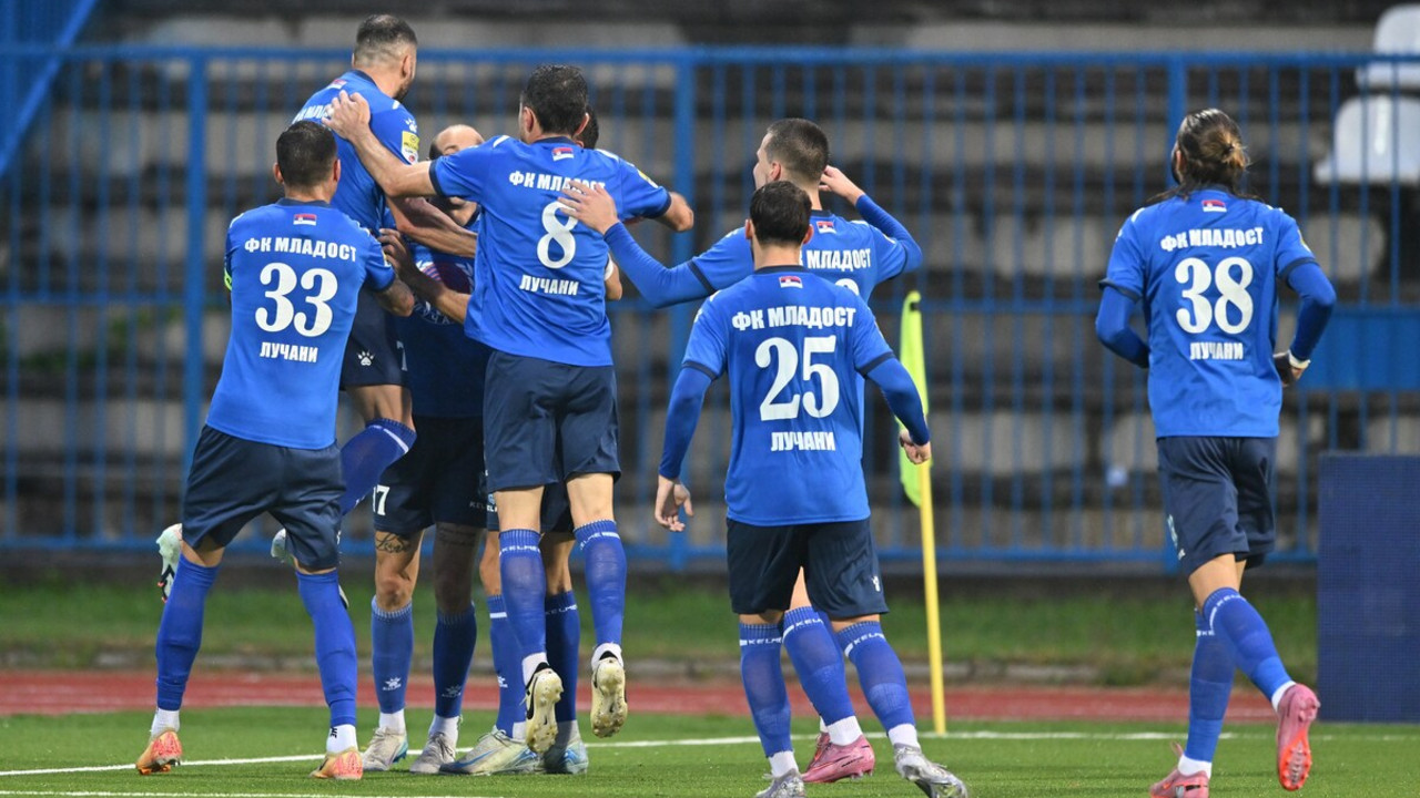 Fudbaleri Mladosti iz Lučana