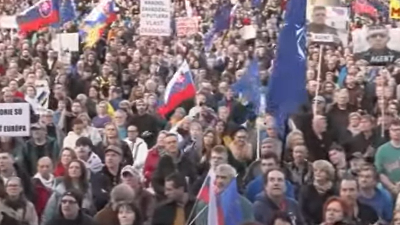 Protest u Slovačkoj