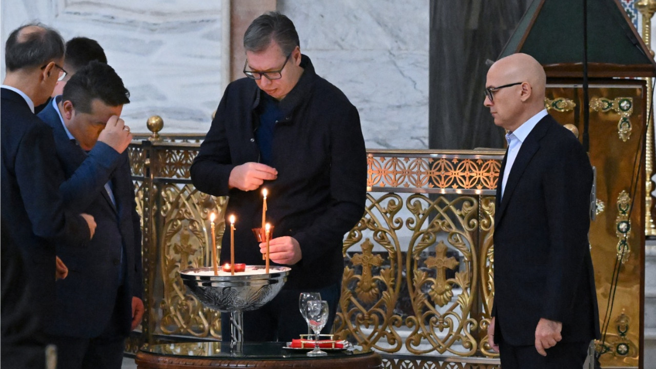Aleksandar Vučić i Miloš Vučević