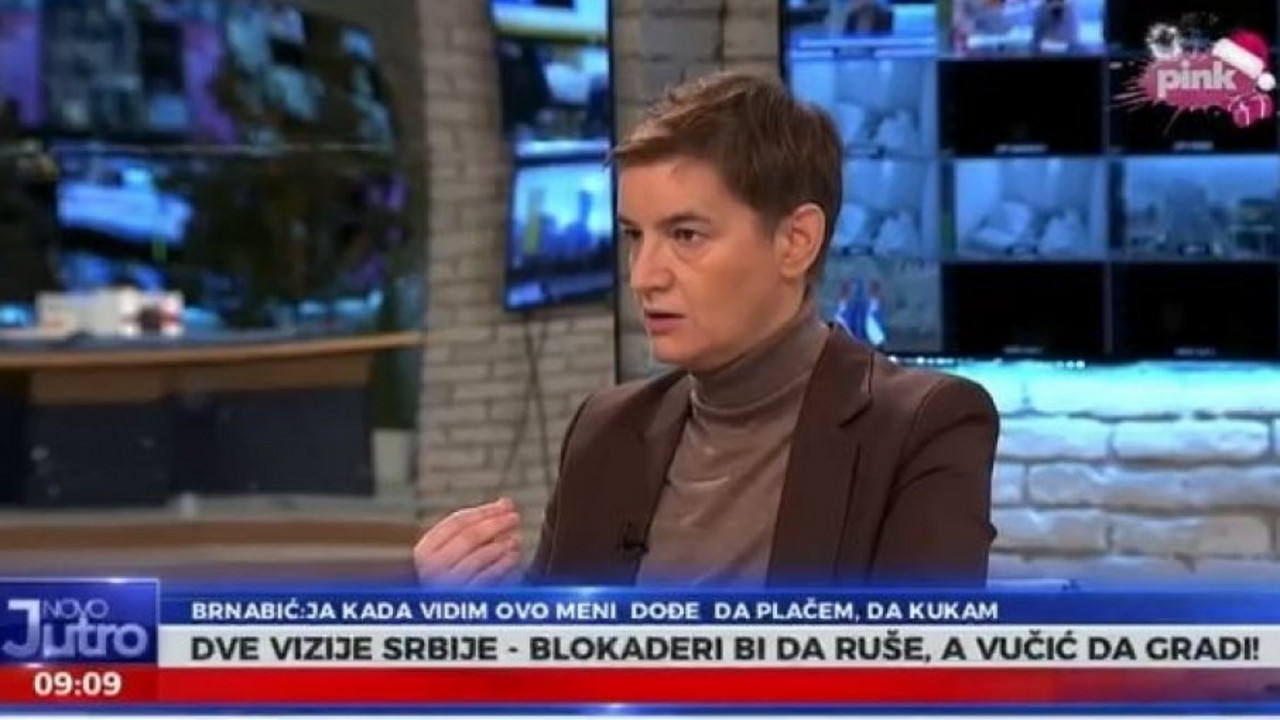 Ana Brnabić u Jutarnjem programu televizije Pink