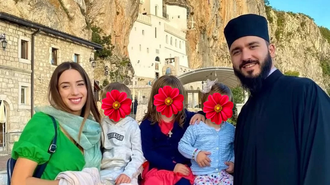 Danica Crnogorčević sa porodicom