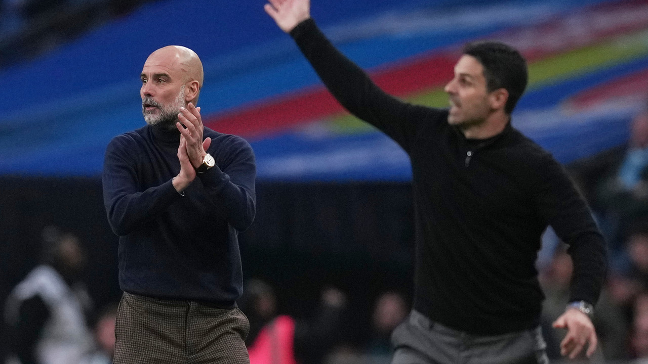 Pep Gvardiola i Mikel Arteta