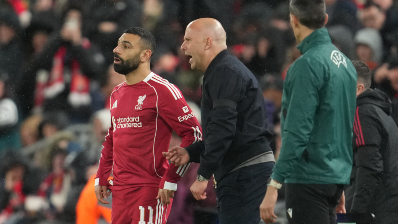Mohamed Salah i Arne Slot