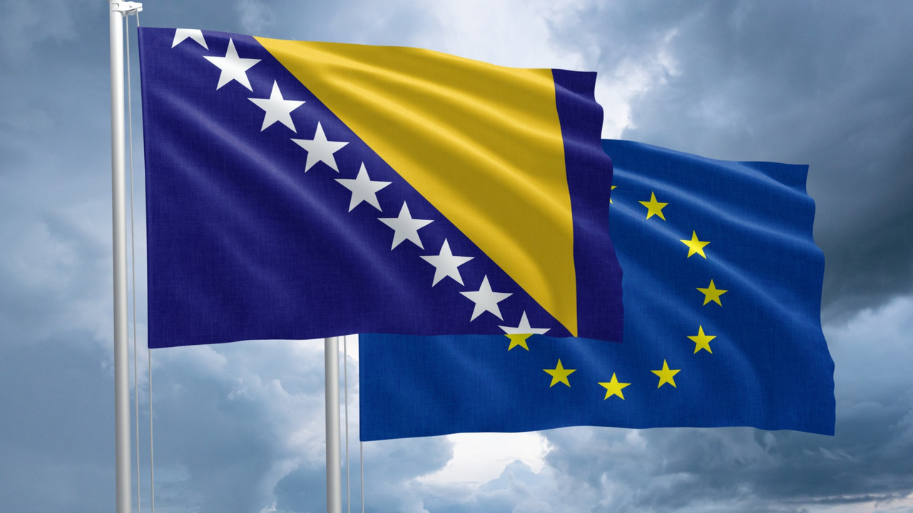 Zastave BiH i EU