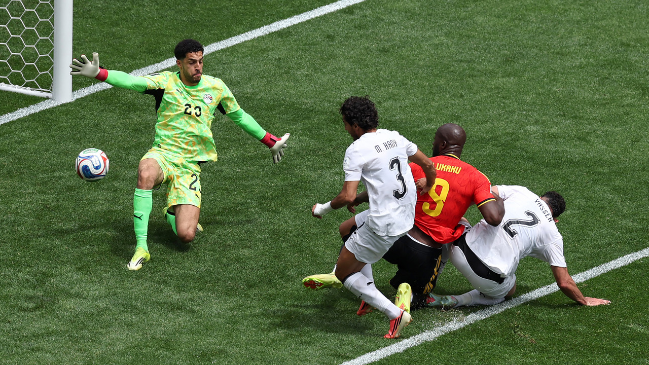 Romelu Lukaku protiv Egipta