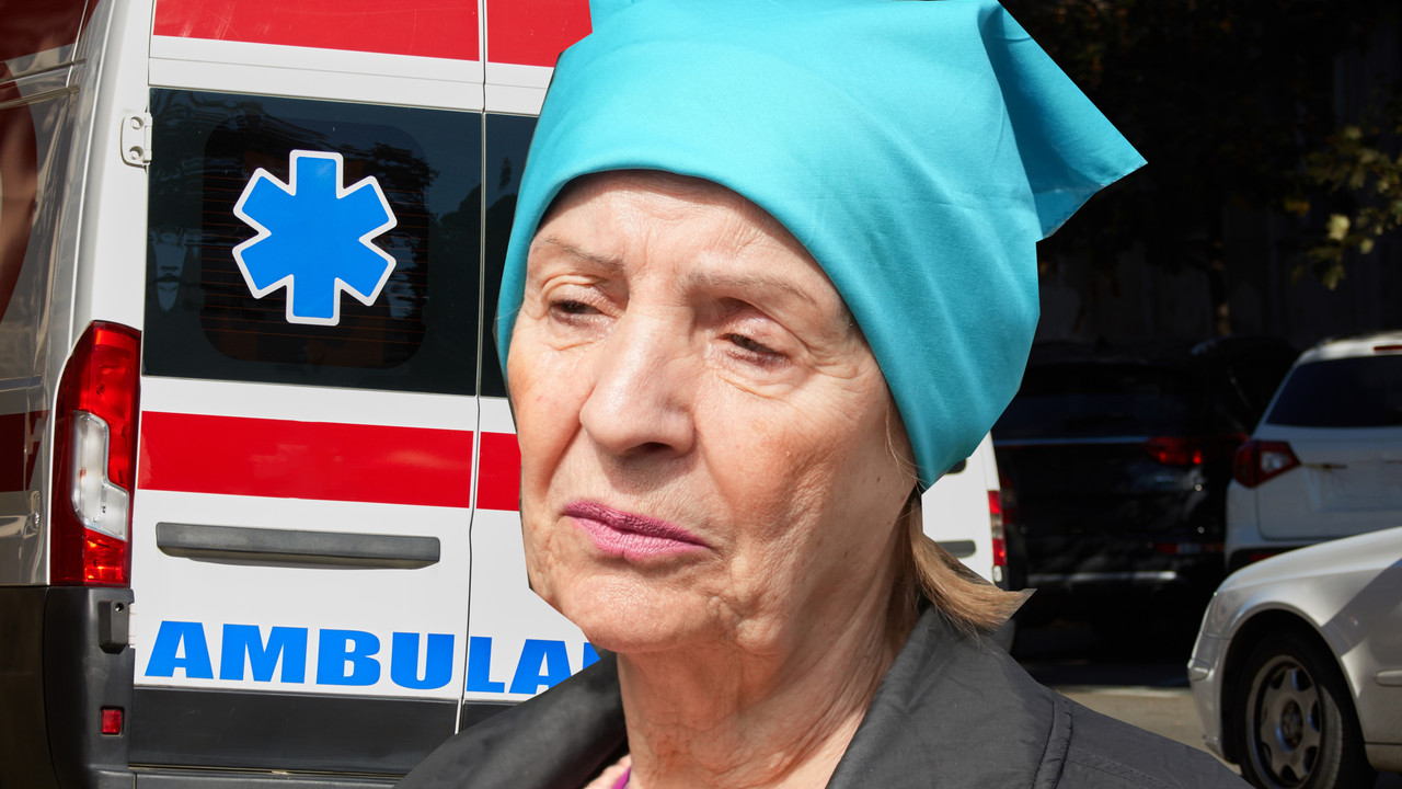 Lepa Lukić i ambulantna kola