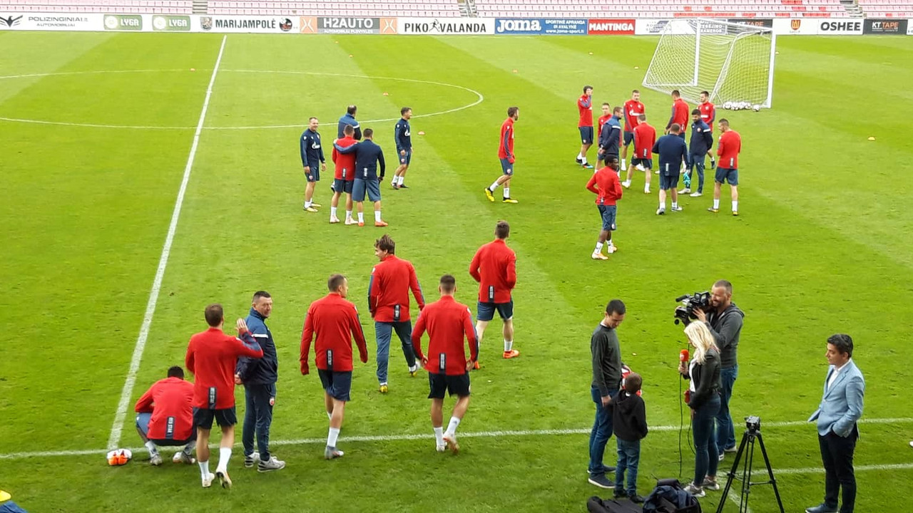 Trening Crvene zvezde uoči Suduve