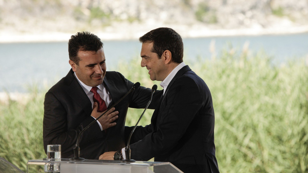 Zoran Zaev i Aleksis Cipras