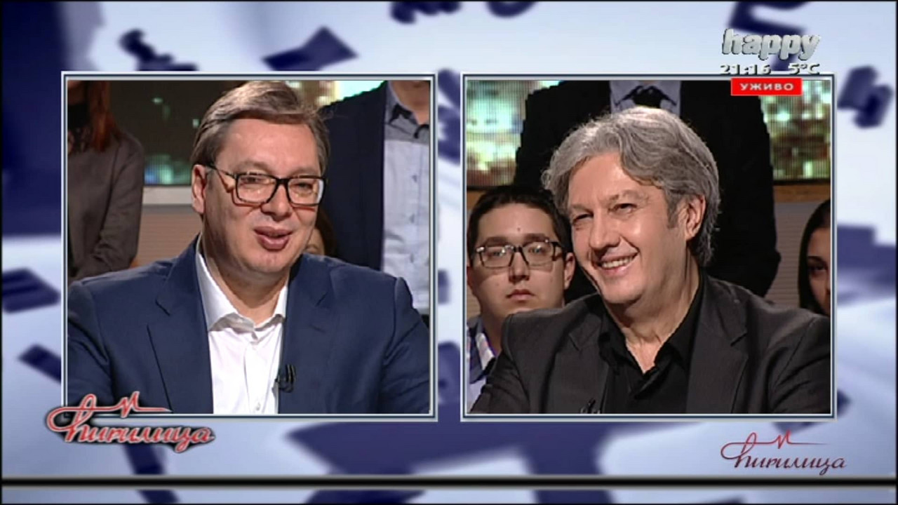Aleksandar Vučić i Milomir Marić