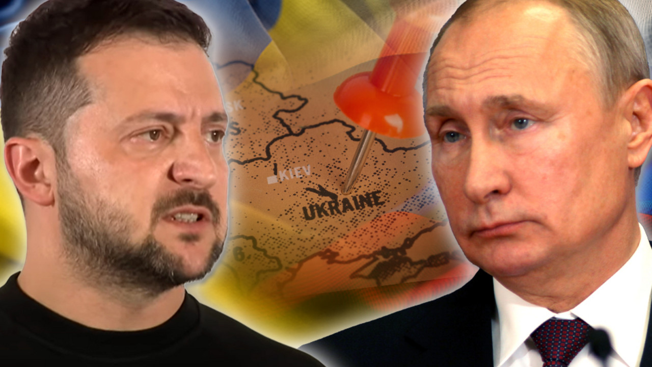 Volodimir Zelenski i Vladimir Putin