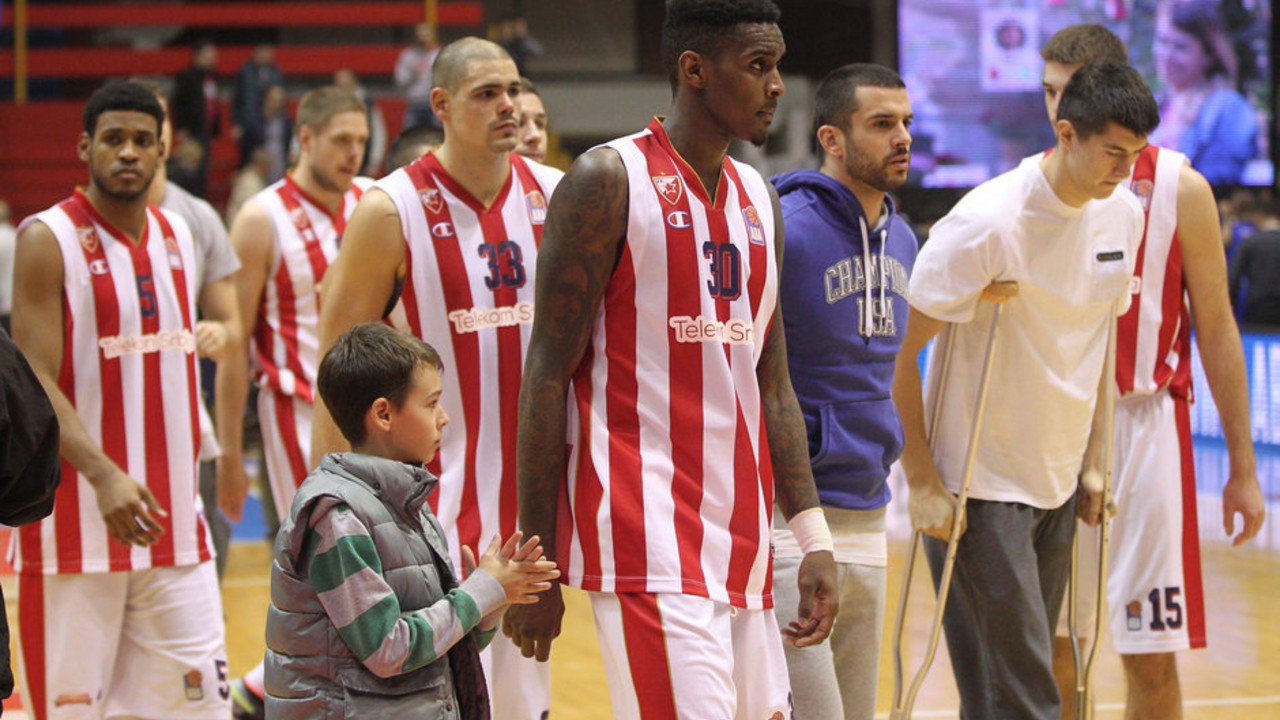 Košarkaši Crvene zvezde posle meča sa Igokeom