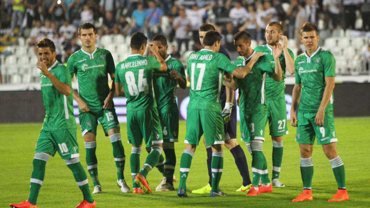Fudbaleri Ludogoreca posle meča sa Partizanom 2014. godine