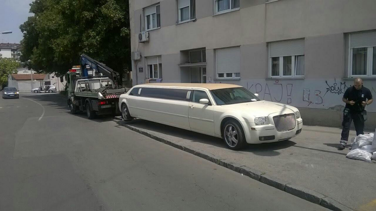 limuzinu nosi pauk