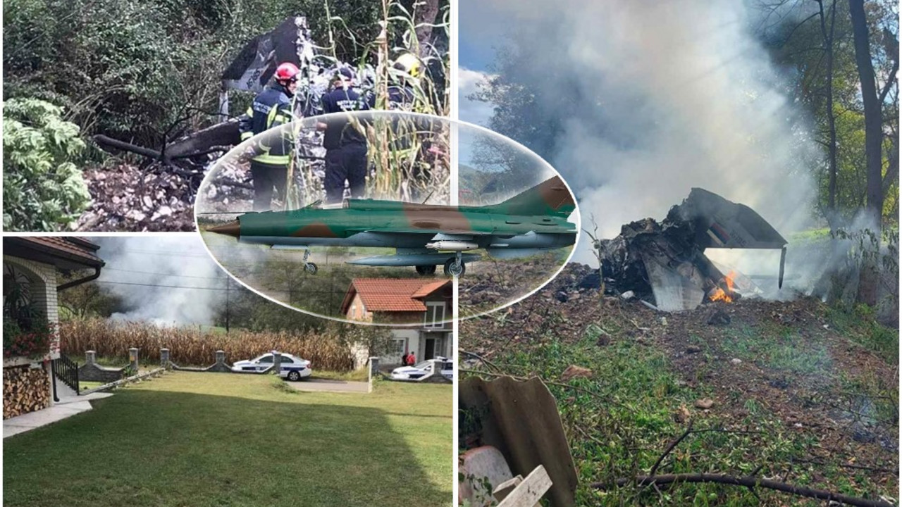 Brasina, pad aviona, pad Mig-a 21