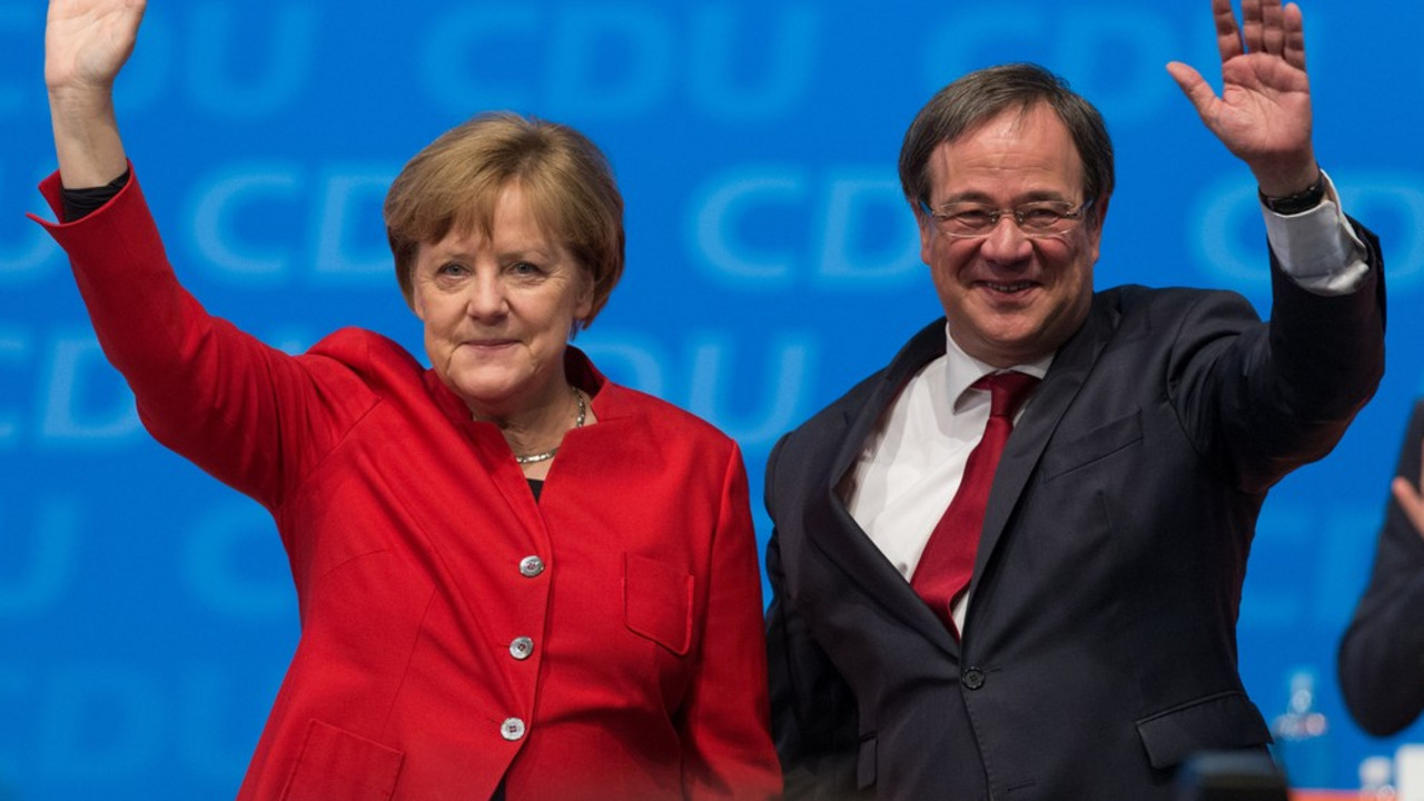 Angela Merkel i Armin Lašet