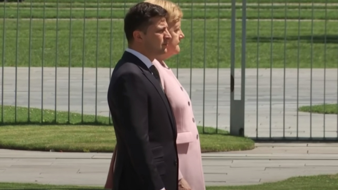 Zelenski i Merkel