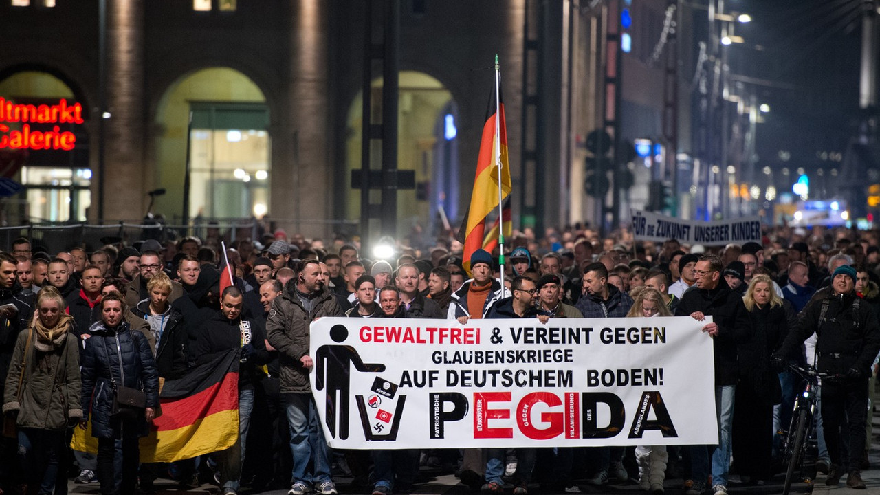 Protest protiv islamizacije u Drezdenu