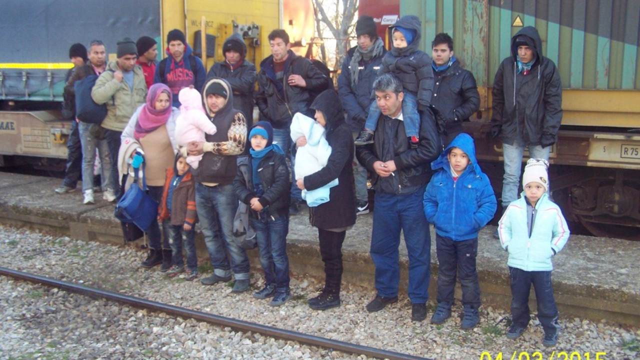 Uhvaćeni imigranti na prelazu Preševo