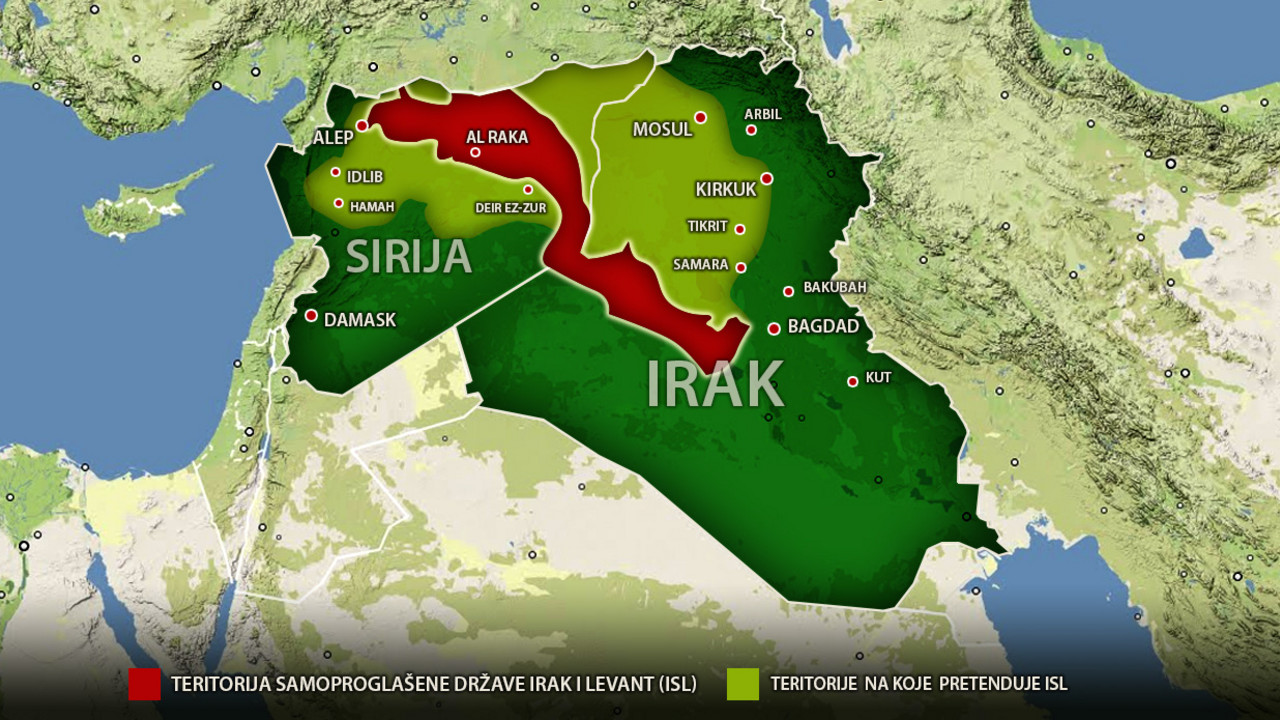 Islamska država Iraka i Levanta (ISIL) i teritorijalne pretenzije