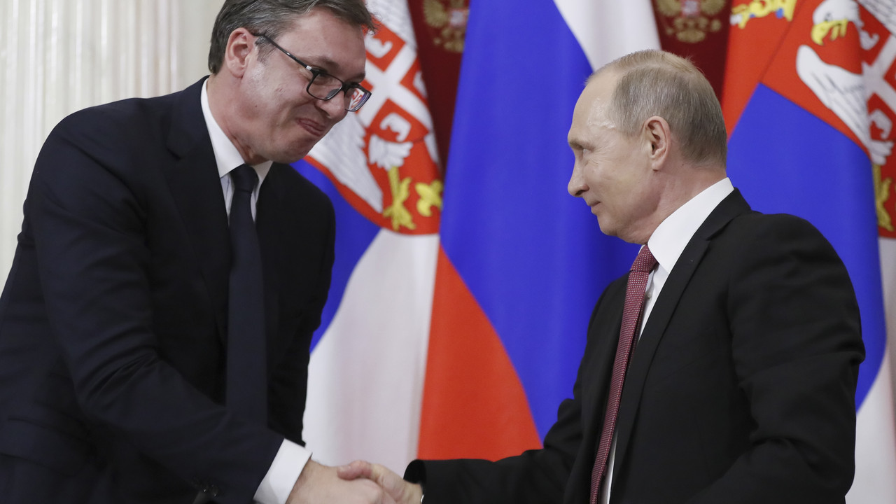 Aleksandar Vučić i Vladimir Putin