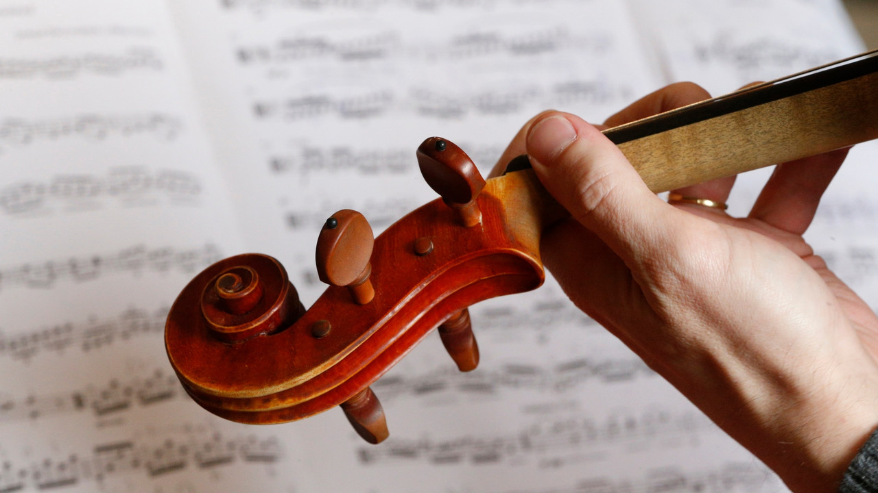 Violina i note
