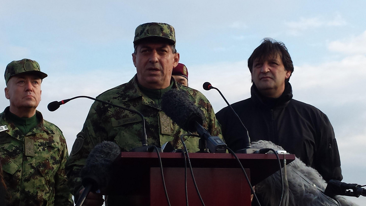General Ljubiša Diković na vežbi "Srem 2014"