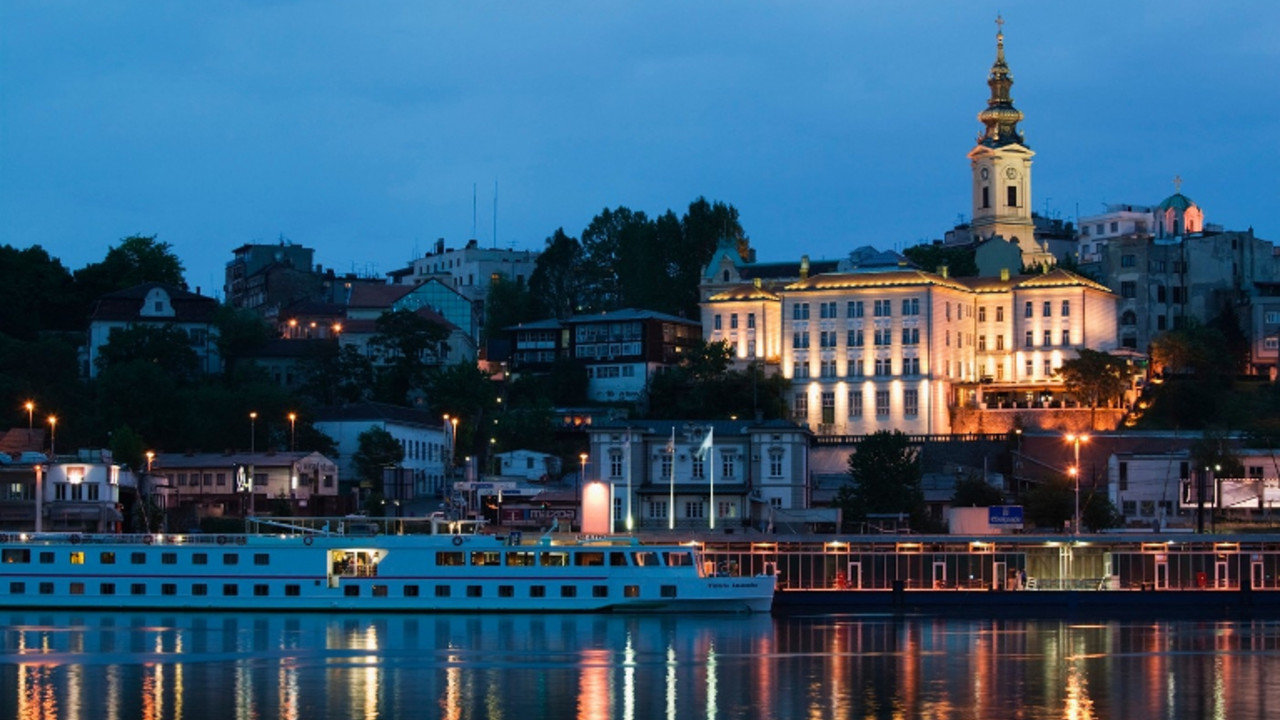 Pogled sa reke na Beograd