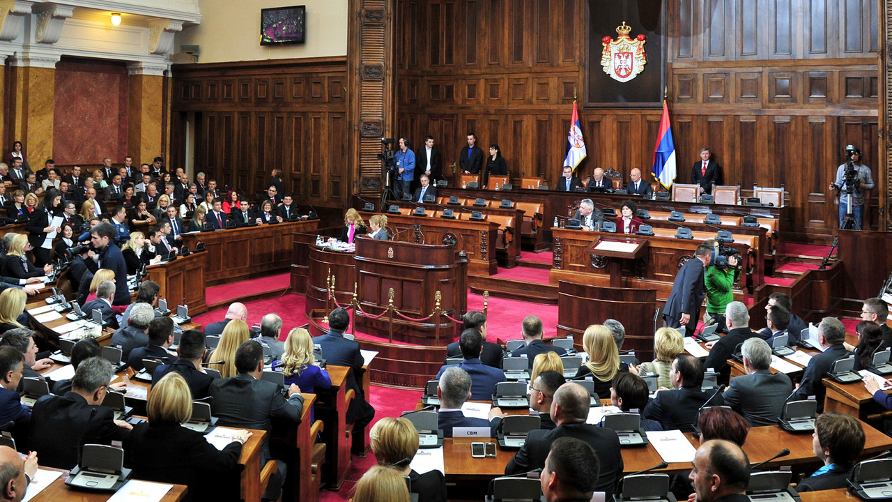 Skupština Srbije, sednica