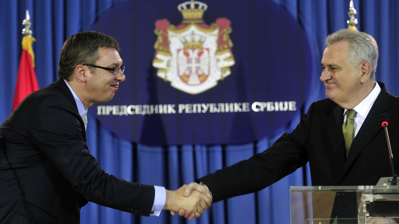 Aleksandar Vučić i Tomislav Nikolić