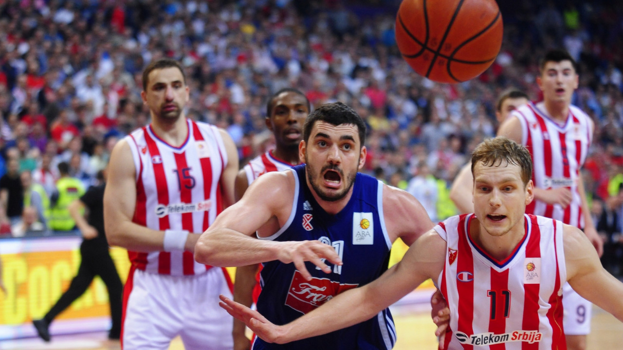 Jaka Blažič tokom polufinala fajnal-fora ABA Lige