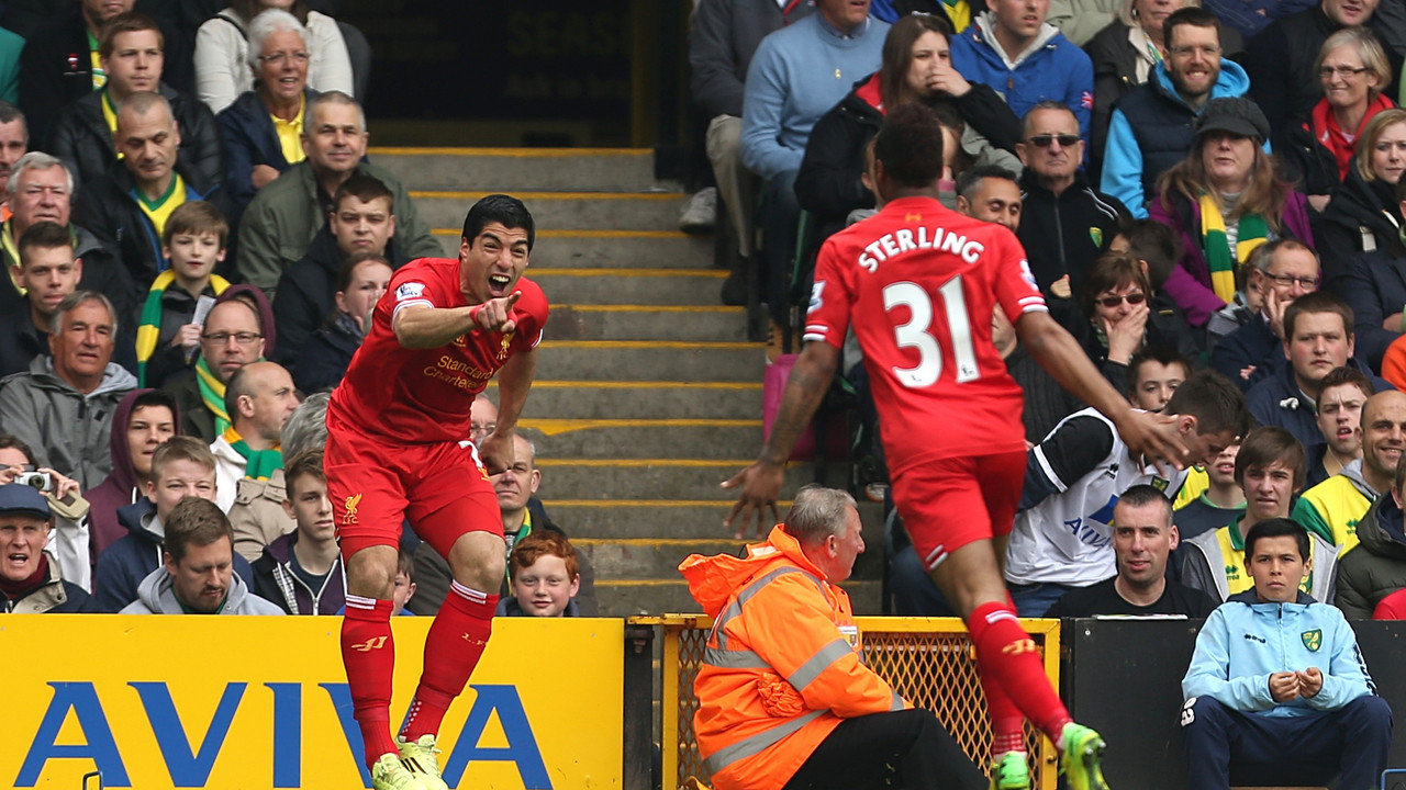 Fudbaleri Liverpula Luis Suarez i rahim Sterling slave gol