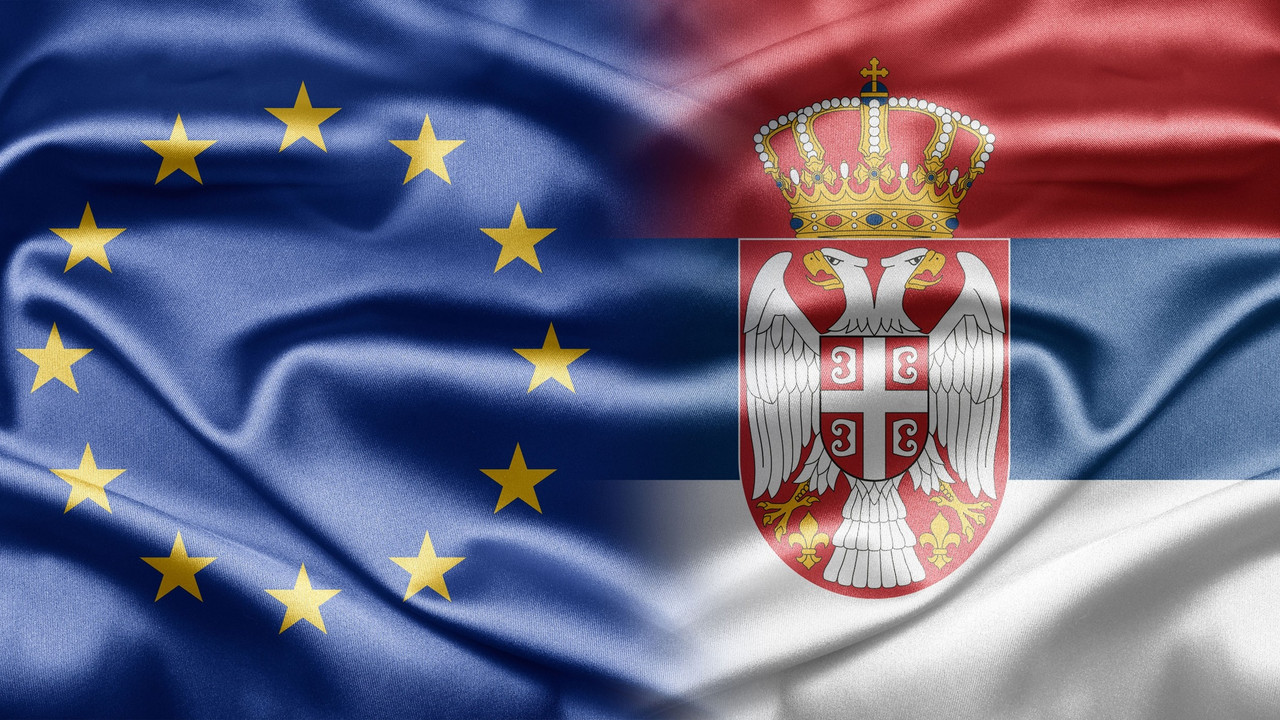 zastava Srbije i EU