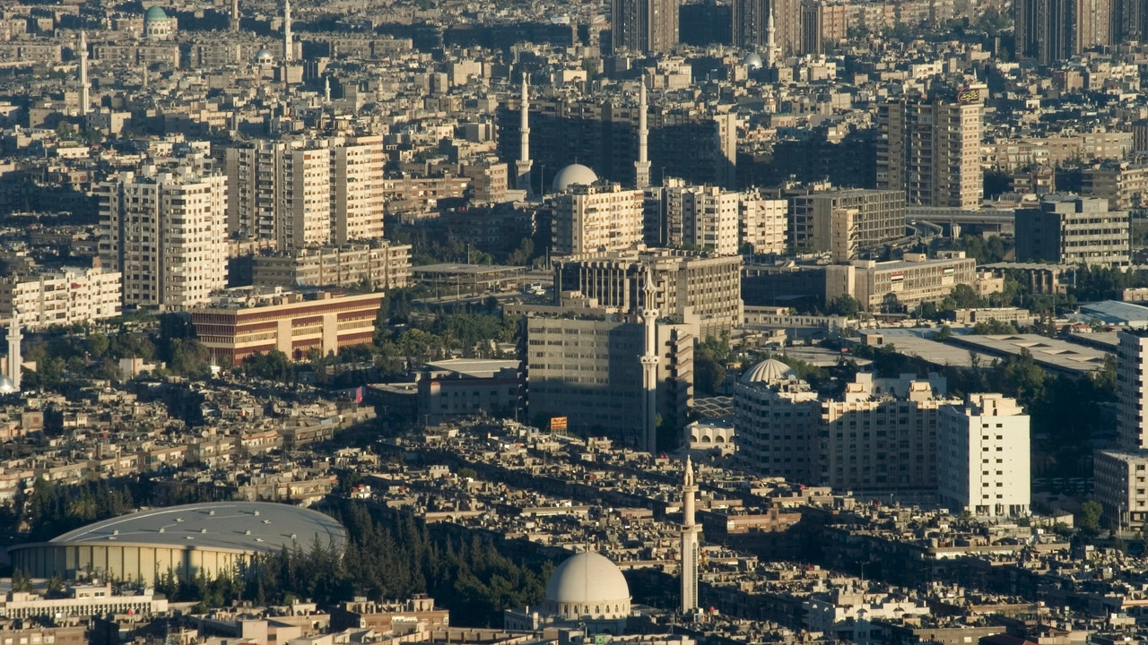 Panorama Damaska, Sirija