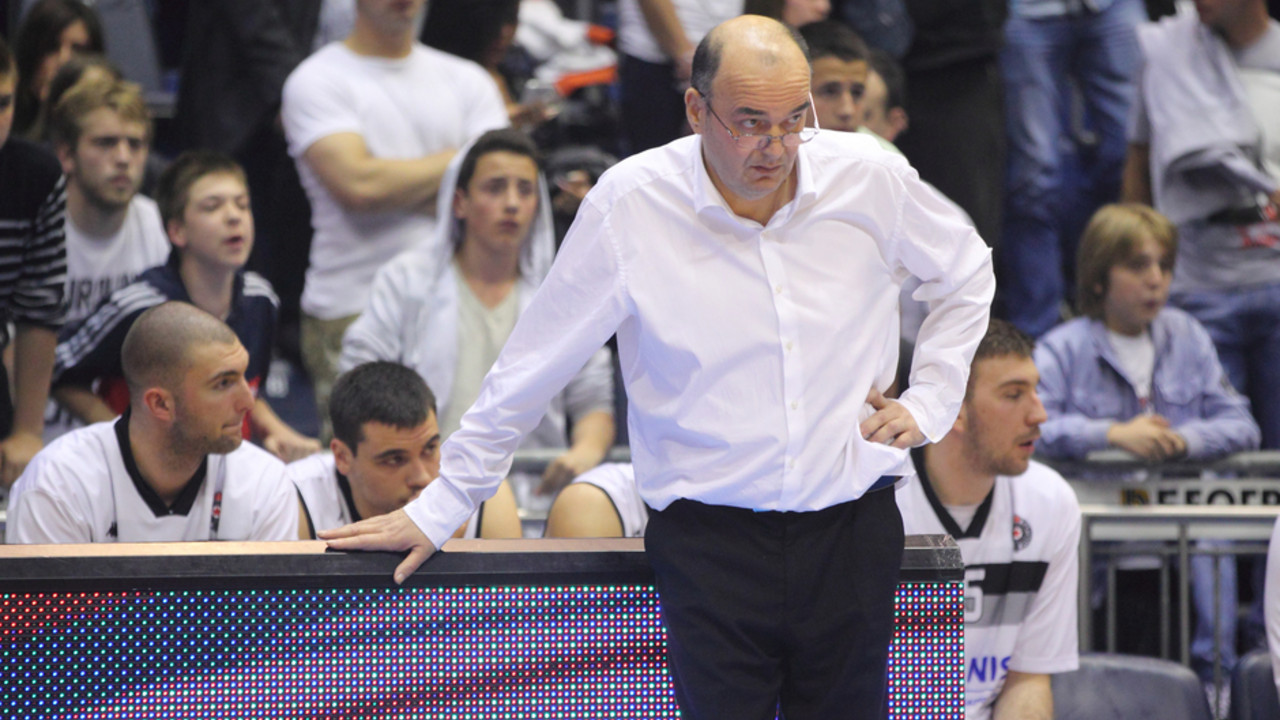 Trener Partizana Duško Vujošević
