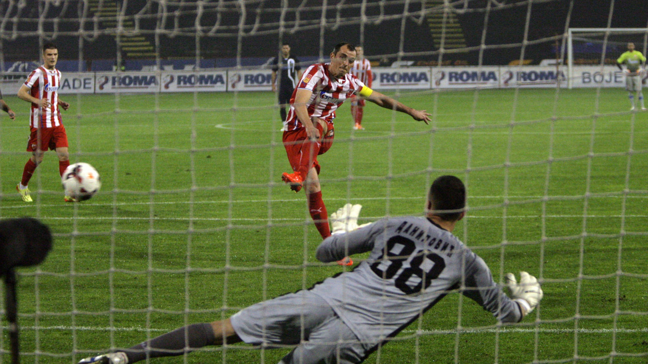 Kapiten Crvene zvezde Nenad Milijaš