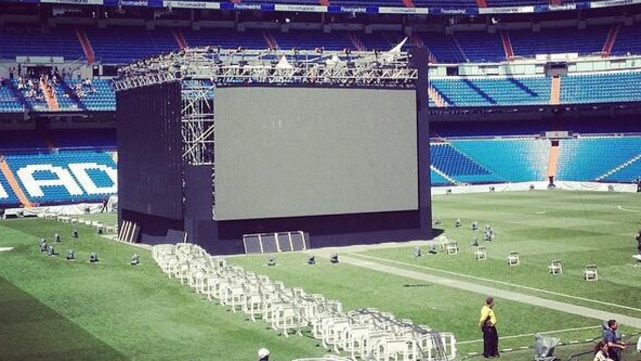 Ekran na Santijago Bernabeu