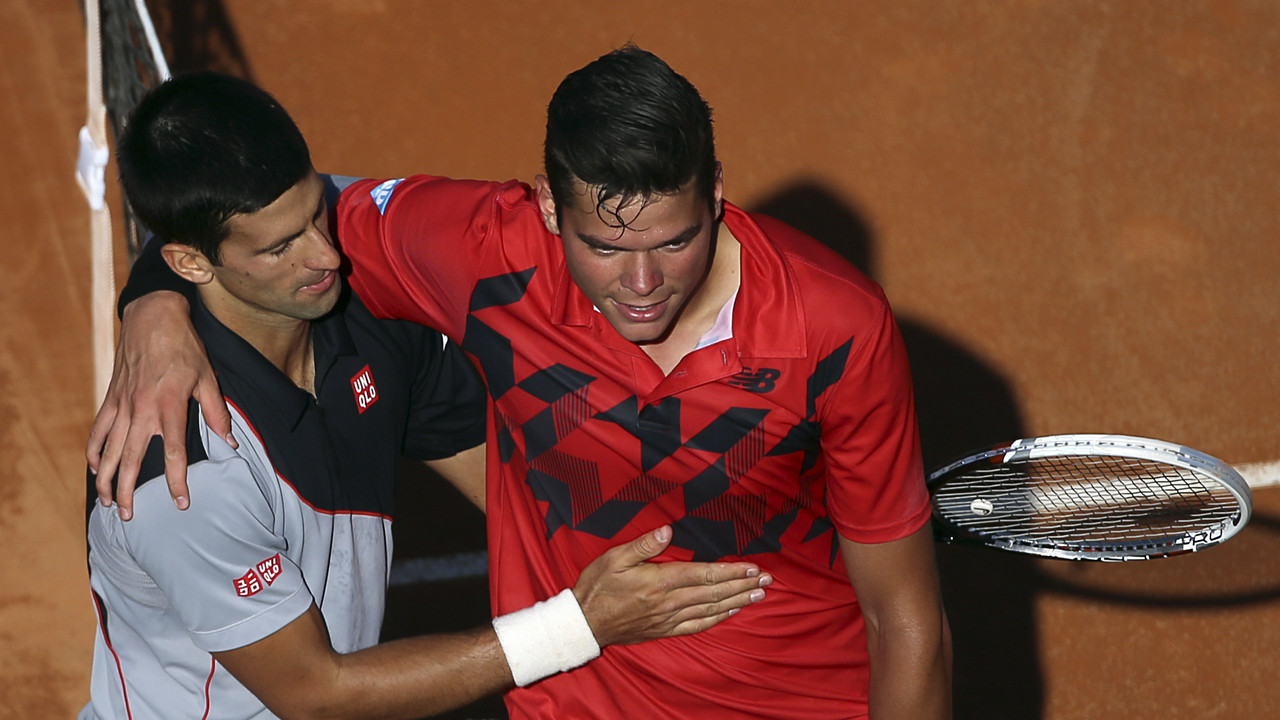 Novak Đoković i Miloš Raonić