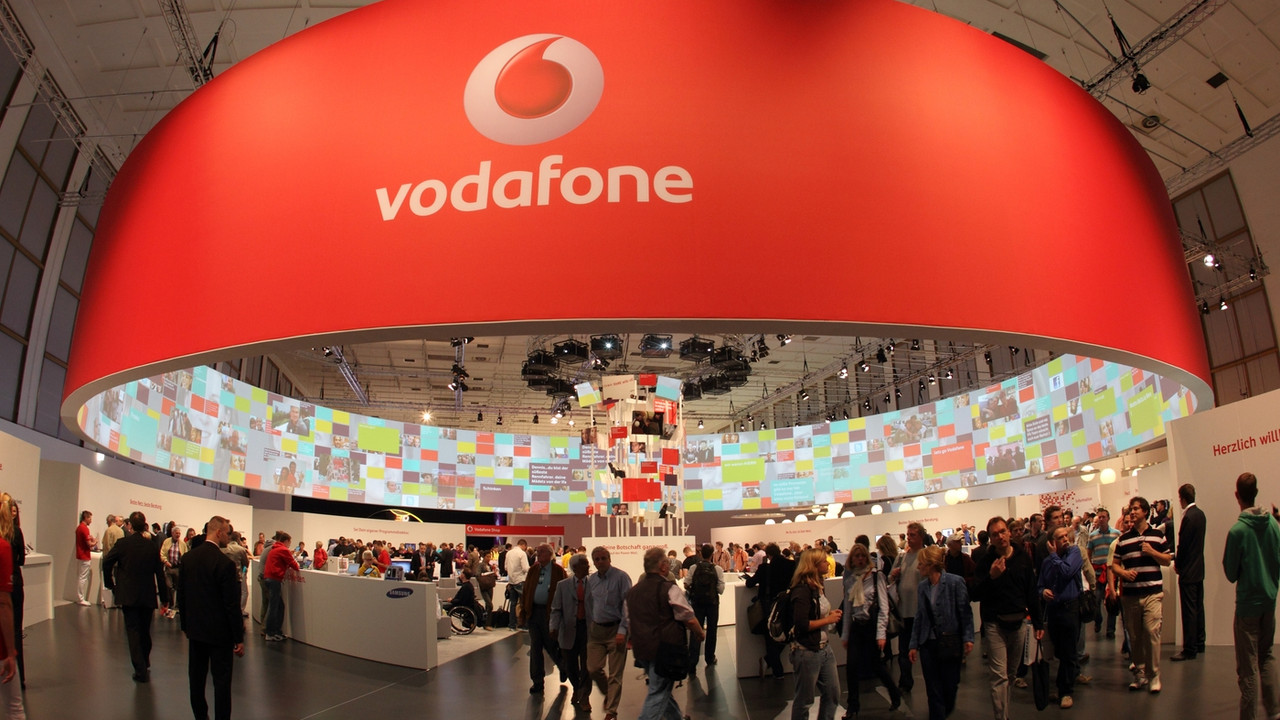 Vodafone štand na sajmu