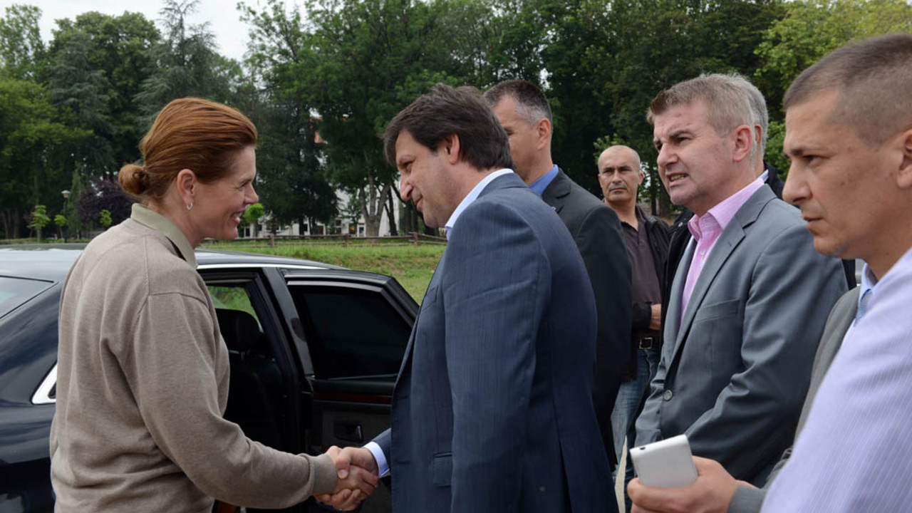 Alenka Bratušek i Bratislav Gašić u Obrenovcu