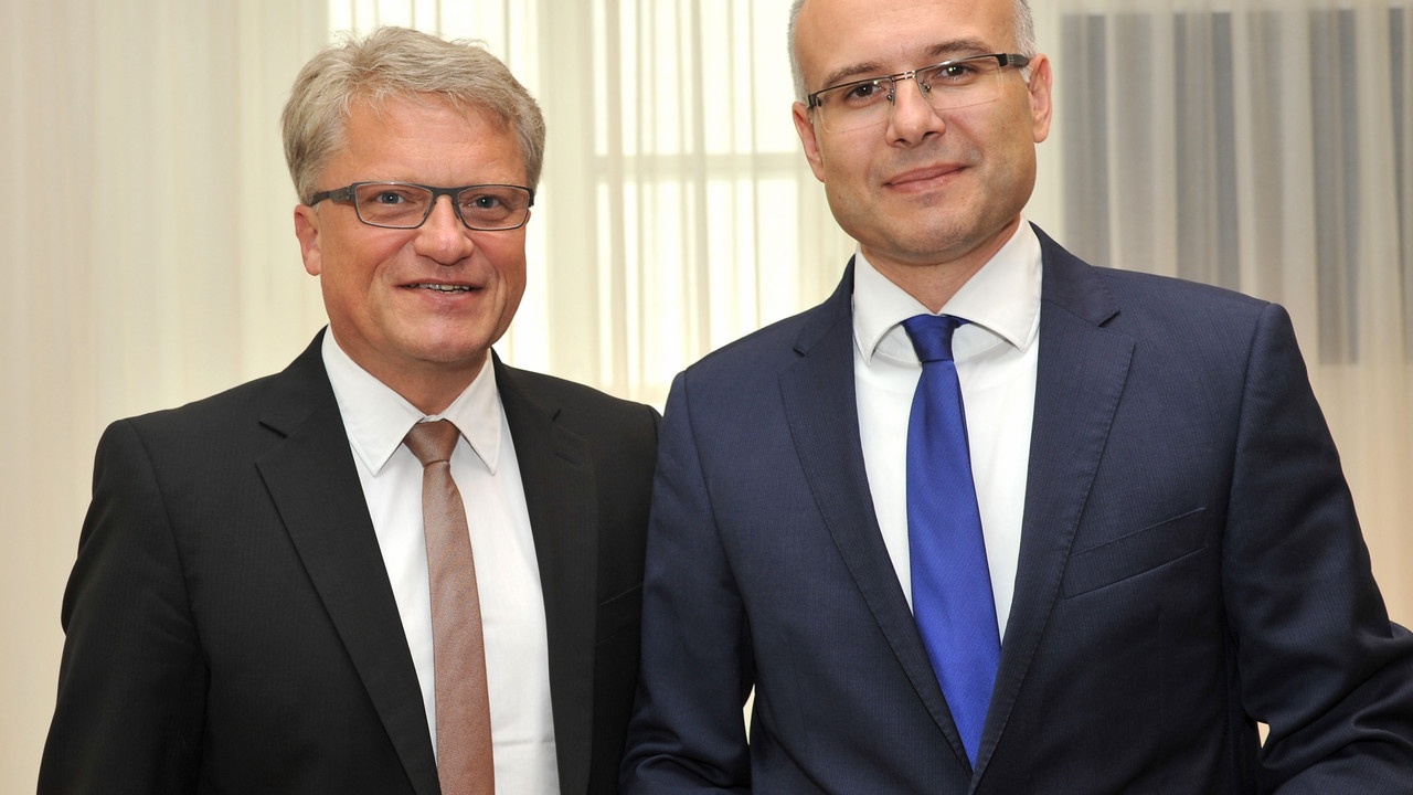 Miloš Vučević i Klaus Luger