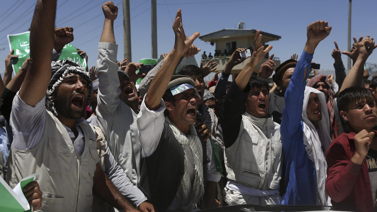 Kabul, demonstranti